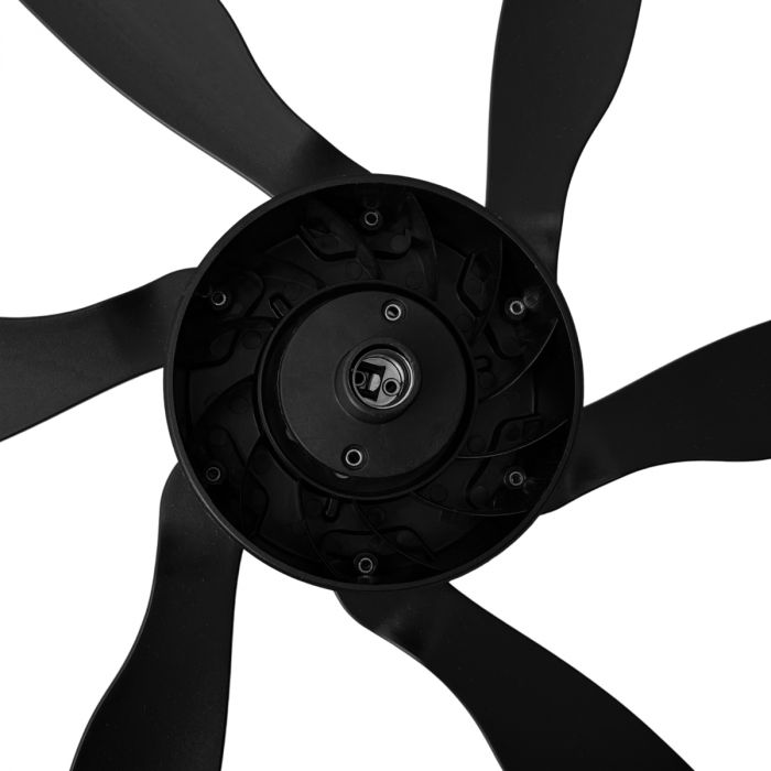 Ventilator Bidar Zwart/ Goud - Lampenshop Hilversum